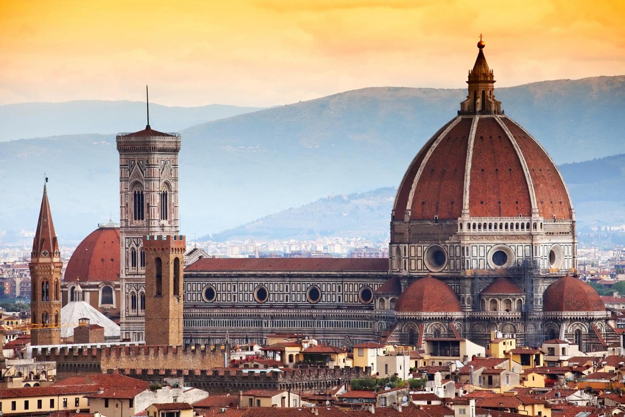 Ferienwohnung Luxurious View On Santa Croce Florenz Exterior foto